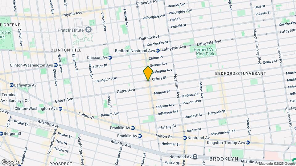 1122 Bedford Ave Map and Location Details