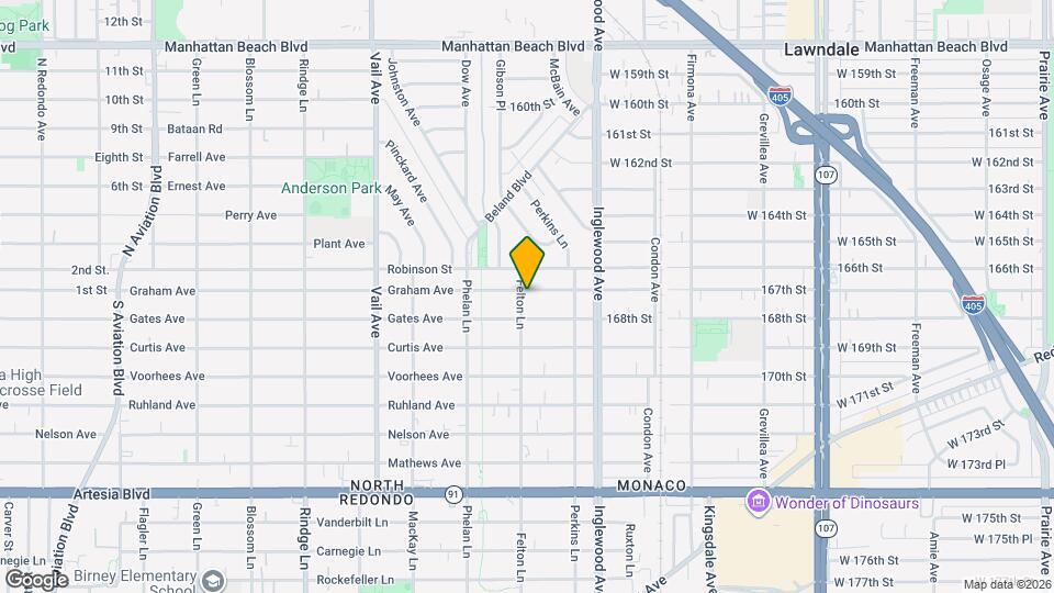 2600 Graham Ave Map and Location Details