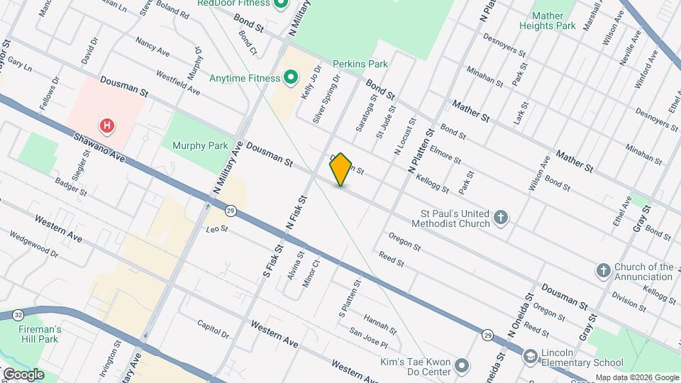 1429 Dousman St Map and Location Details