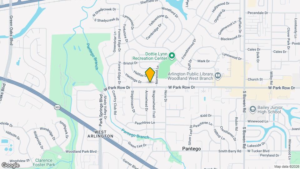 3406 Hastings Dr Map and Location Details