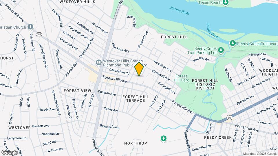 4515 Forest Hill Ave Map and Location Details