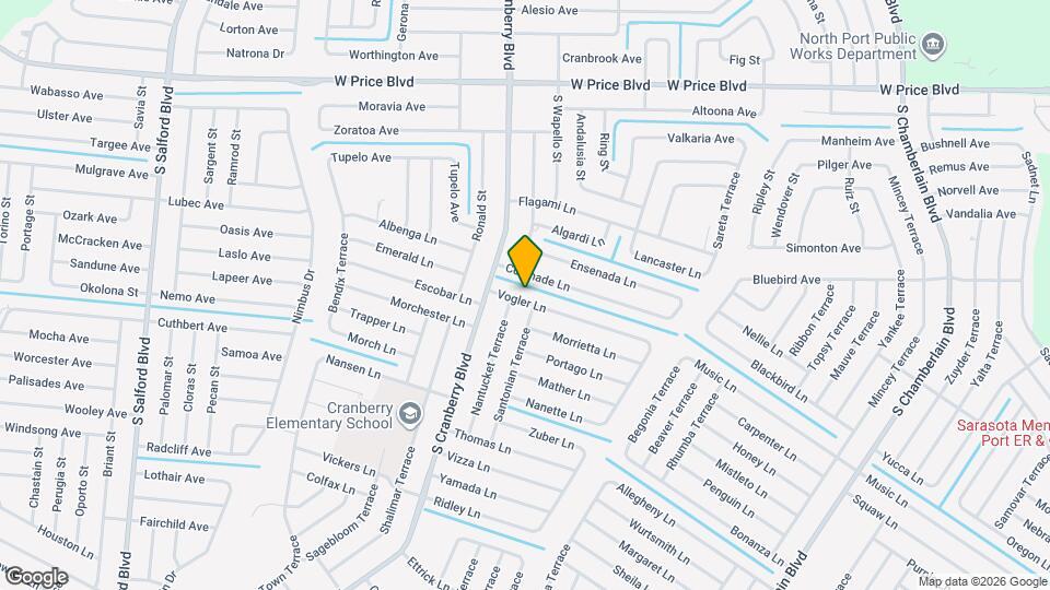 2880 Vogler Ln Map and Location Details