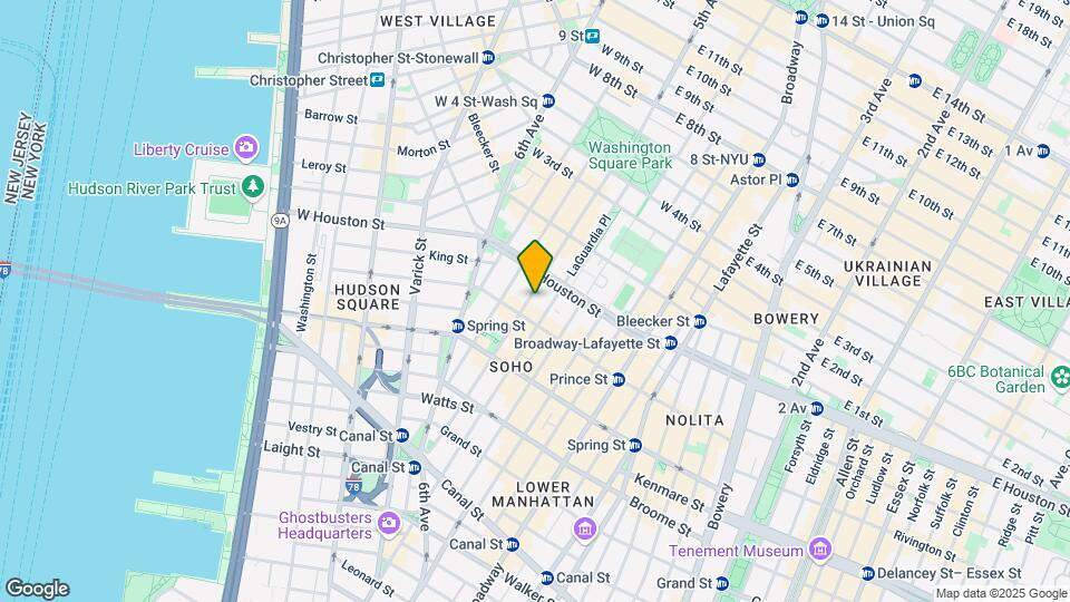 132-134 Thompson St Map and Location Details