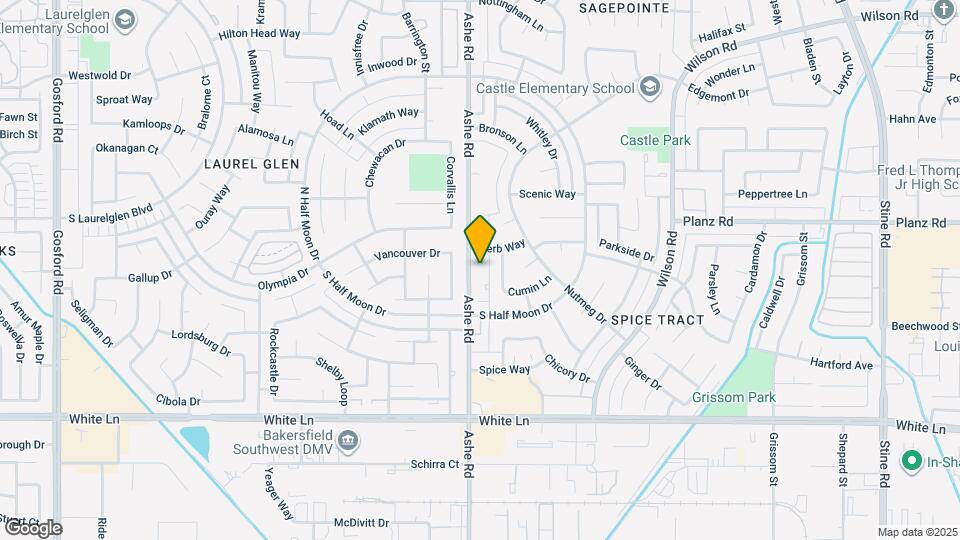 3412 Ashe Rd, Unit D Map and Location Details