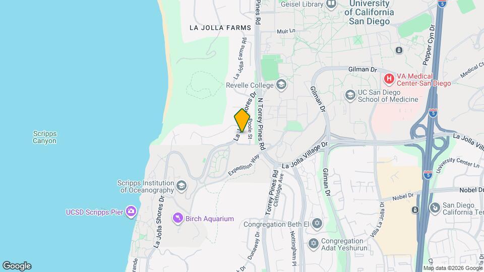 9477 La Jolla Shores Dr Map and Location Details