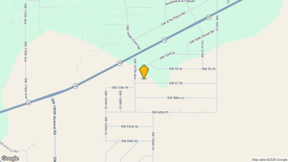 16641 SW 57 St Map and Location Details
