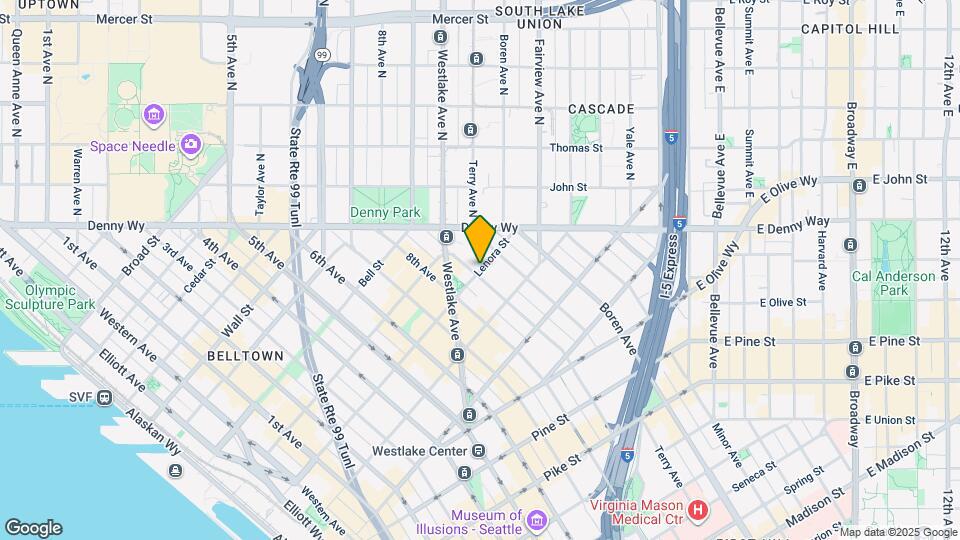 900 Lenora St Map and Location Details