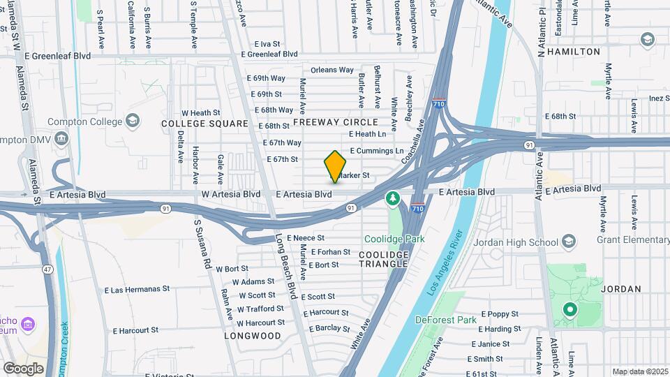 245 E Artesia Blvd Mapa y Detalles de la Ubicación