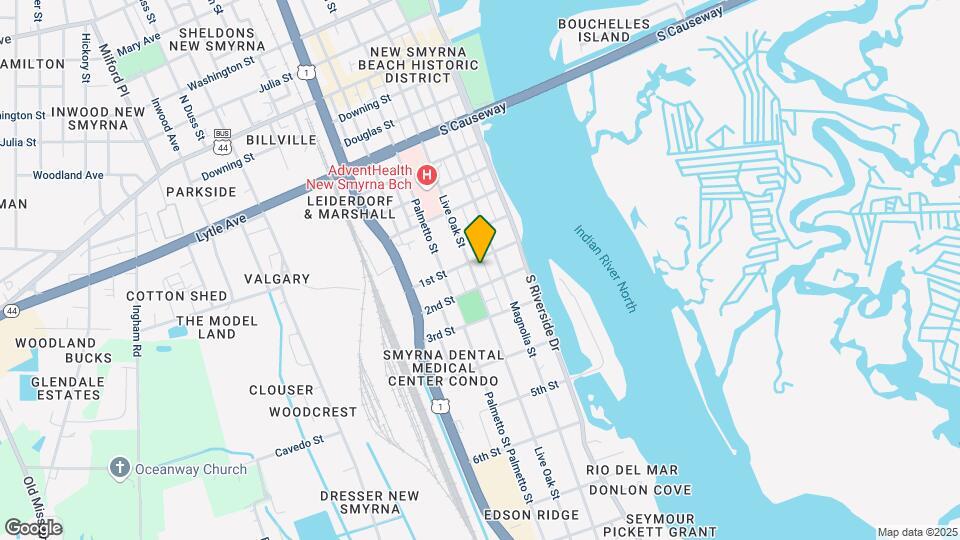 907 Live Oak St Map and Location Details