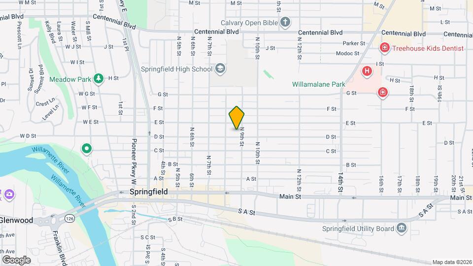 844 D St Map and Location Details