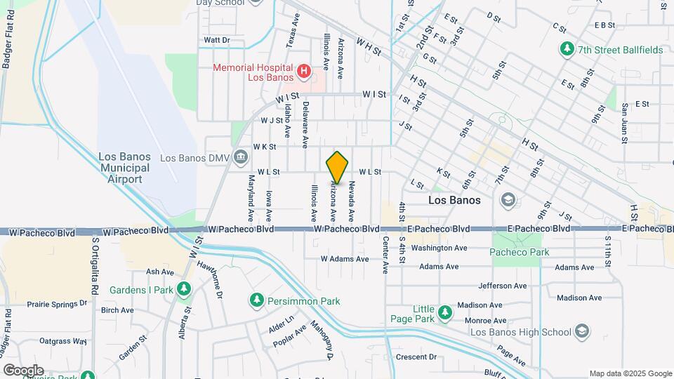 1234 Arizona Ave Map and Location Details