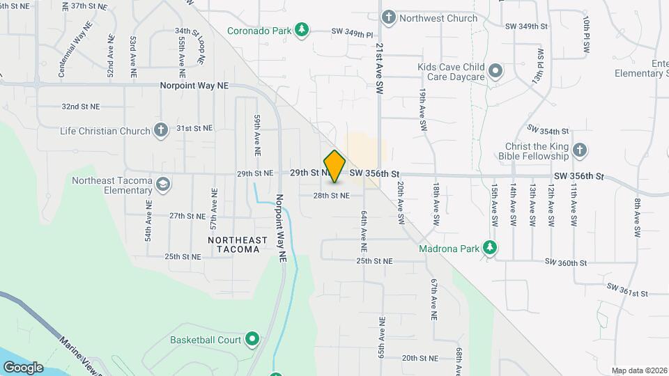 6215 28th St NE Map and Location Details