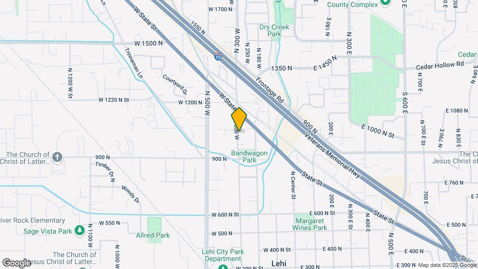 1032 N 300 W Map and Location Details