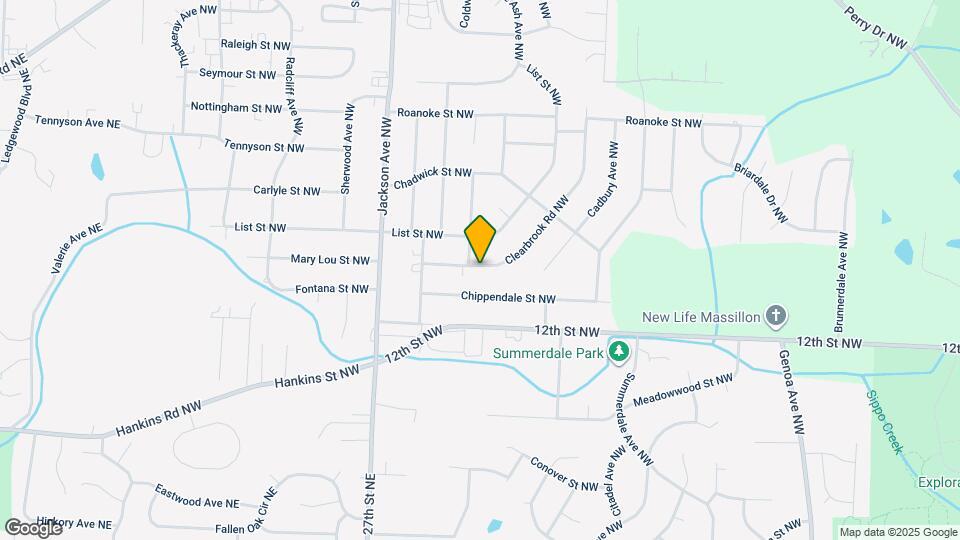 1608 Clearbrook Rd NW Map and Location Details