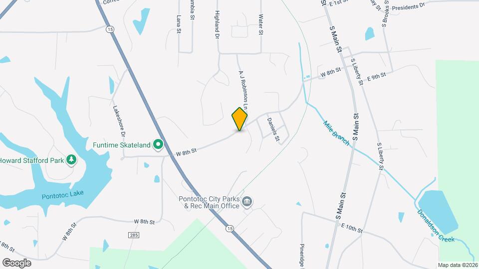 219 W 8th St Map and Location Details