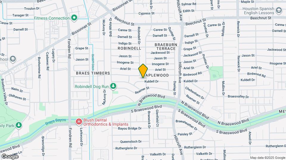 6106 Kuldell Dr Map and Location Details