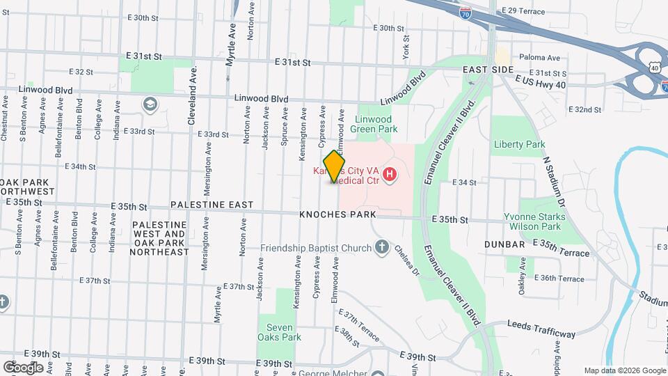 3414 Elmwood Ave Map and Location Details