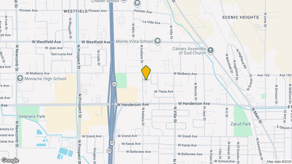 930 N Indiana St, Unit # 1 Mapa y Detalles de la Ubicación