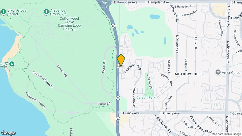 3810 S Atchison Way Map and Location Details