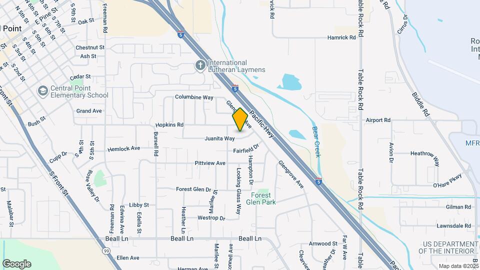 1009 Juanita Way Map and Location Details