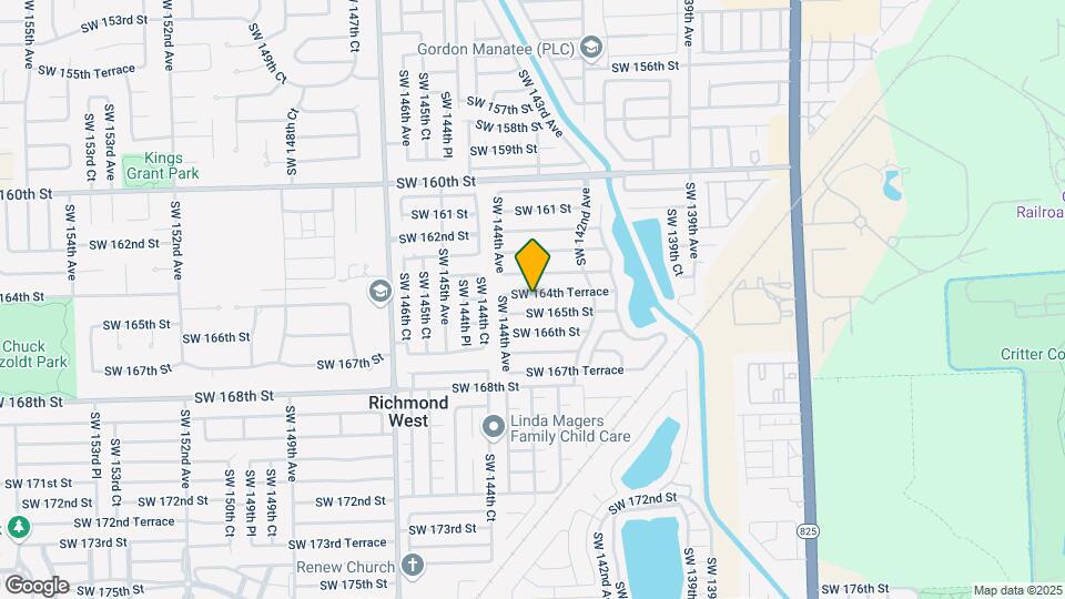 14336 SW 164th Terrace Map and Location Details