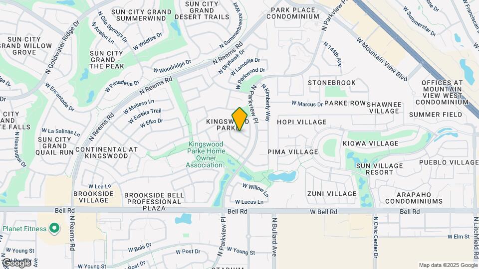 14823 W Dovestar Dr Mapa y Detalles de la Ubicación