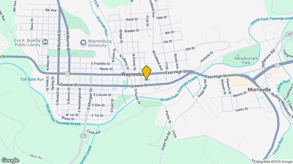 75 S Maiden St, Unit Basementapartment Map and Location Details