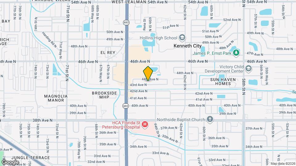 6451 43rd Ave N Map and Location Details