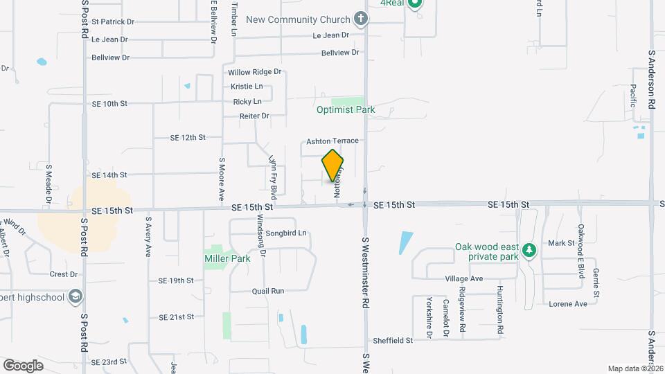 1401 Nottoway Dr Map and Location Details