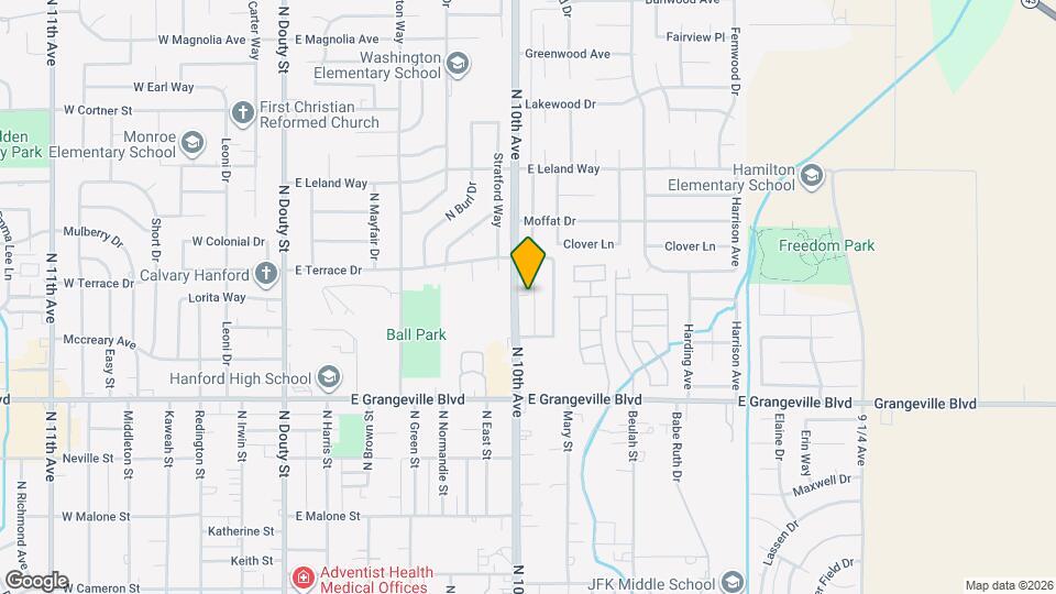 1823-1823 N 10th Ave Map and Location Details