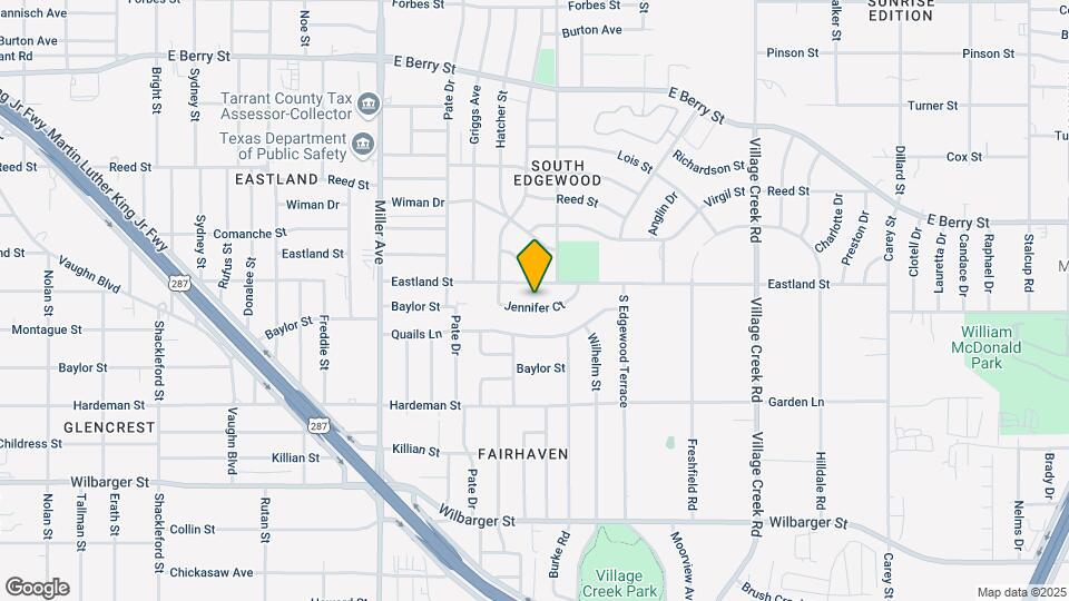 4501 Jennifer Ct Map and Location Details