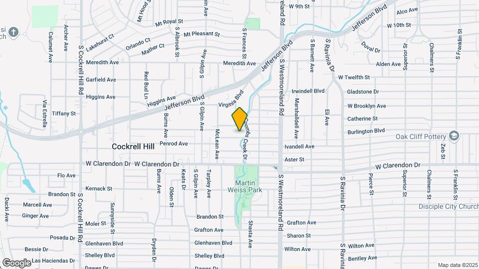 3511 Burlingdell Ave Map and Location Details