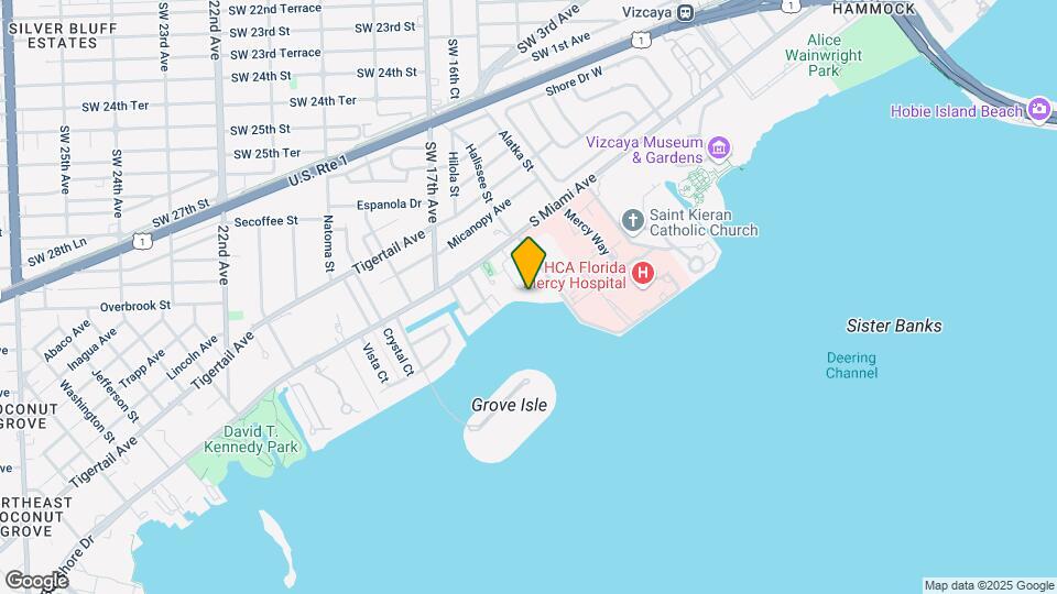 1638 S Bayshore Ct, Unit 202G Map and Location Details
