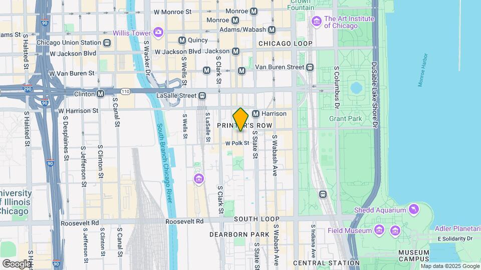 701 S Dearborn St, Unit 1607 Mapa y Detalles de la Ubicación