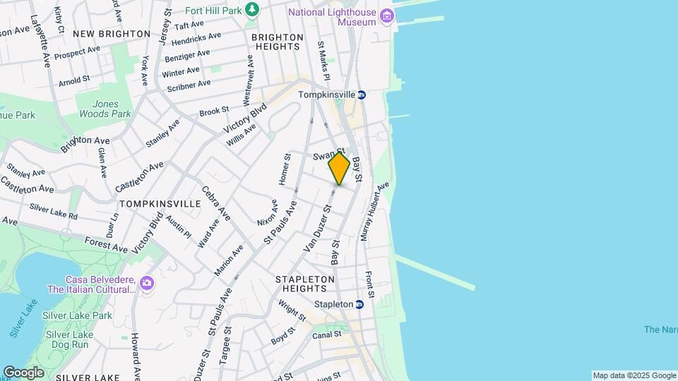 193-195 Van Duzer St Mapa y Detalles de la Ubicación