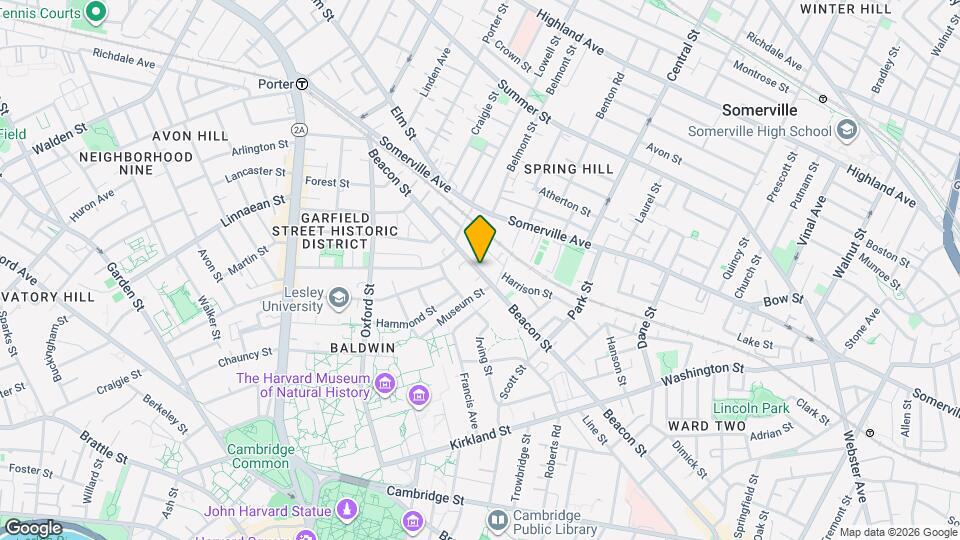 257 Beacon St Map and Location Details