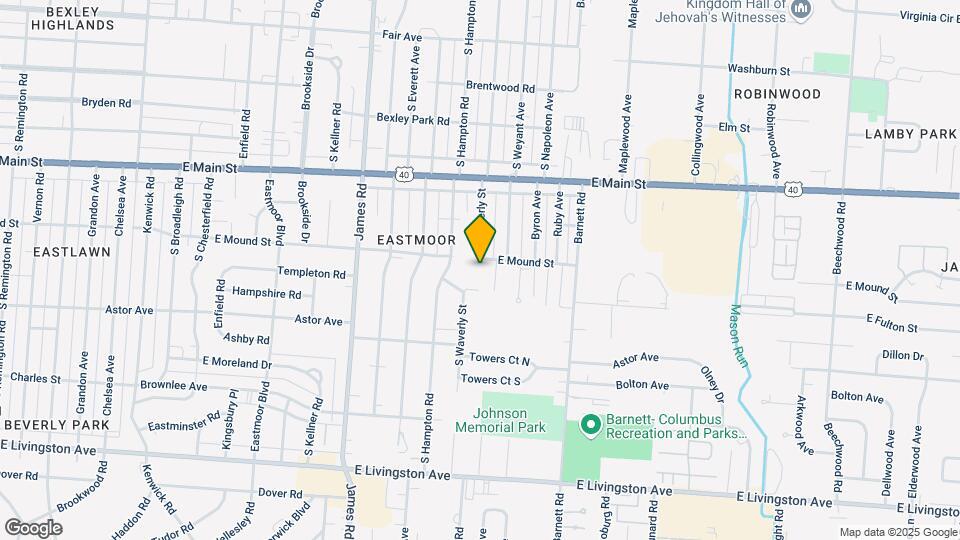 3287 E Mound St Map and Location Details