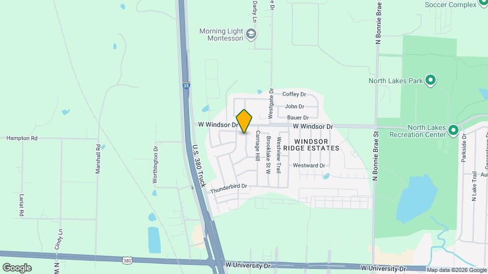 2301 Arrowhead Dr Map and Location Details