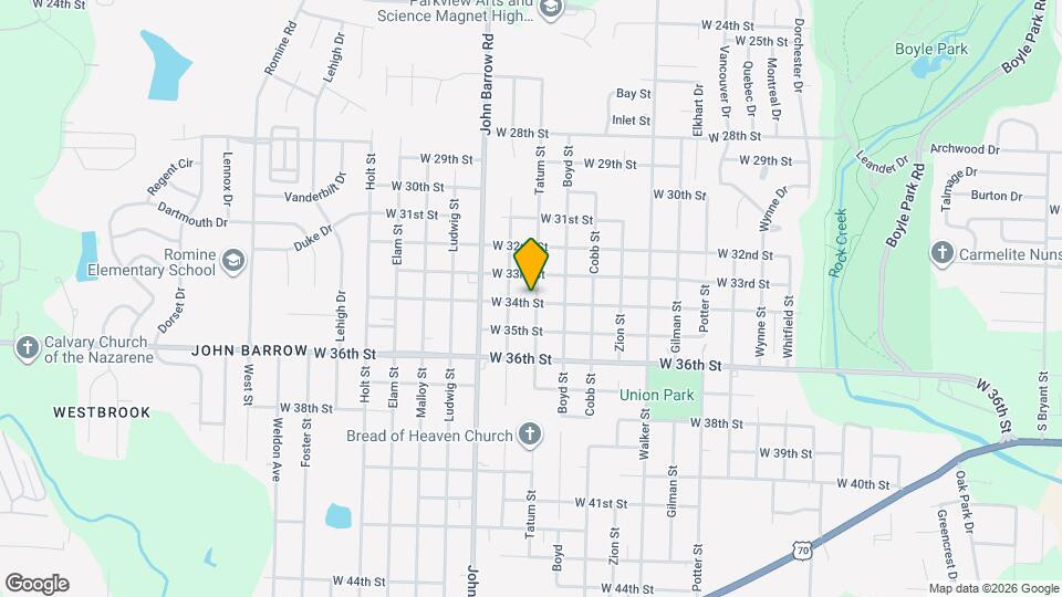 3324 Tatum St Map and Location Details