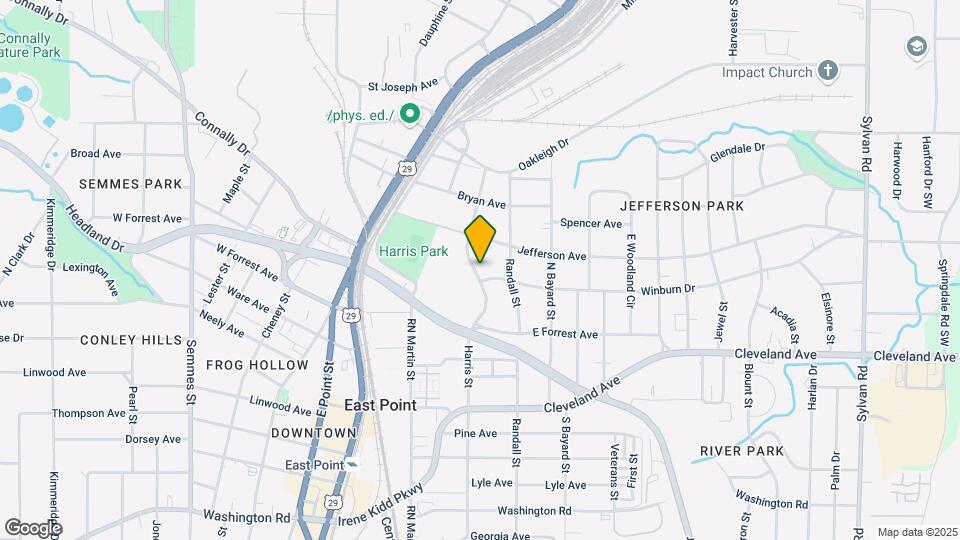 2598 Harris St Map and Location Details