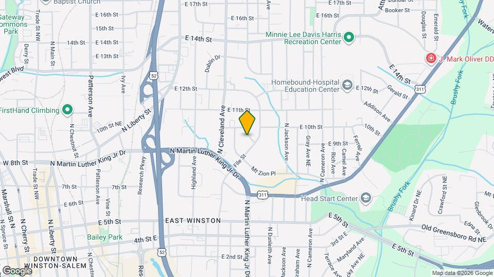 1008 Claremont Ave NE Map and Location Details