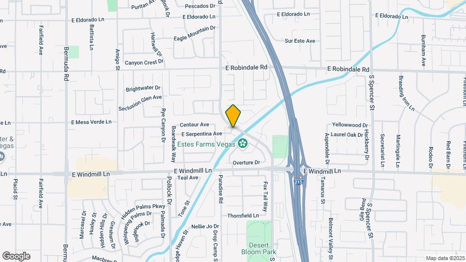 1050 E Serpentina Ave Map and Location Details