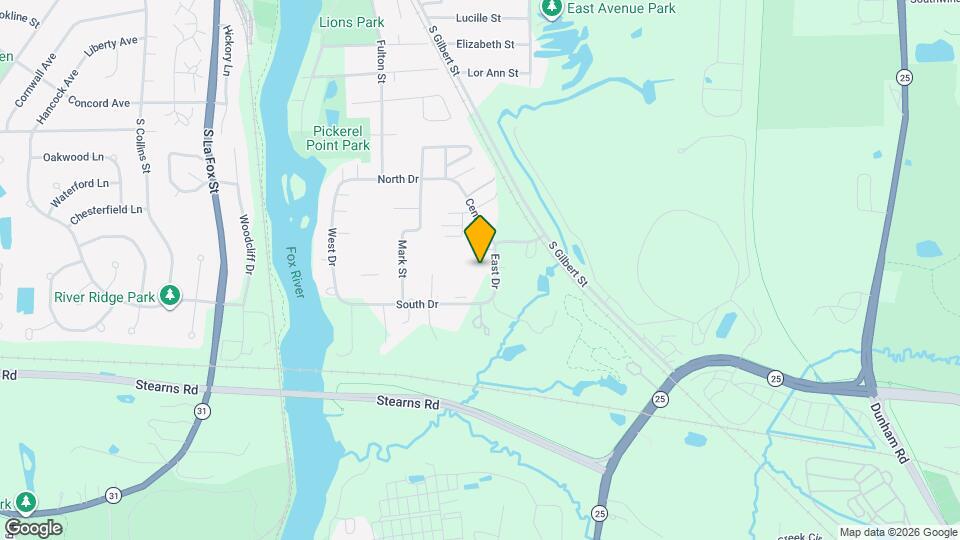 1070 Center Dr Map and Location Details