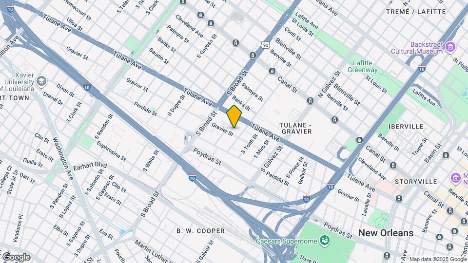 2523 Gravier St Map and Location Details