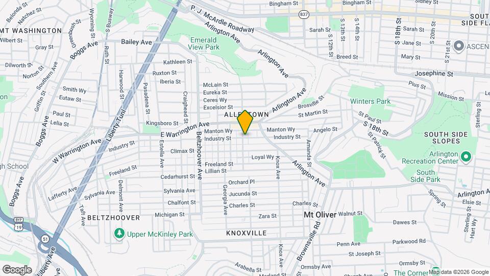 201 Allen St Map and Location Details