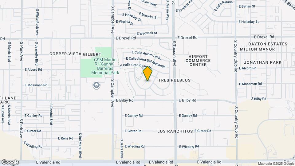 5971 S Placita Picacho El Diablo Map and Location Details