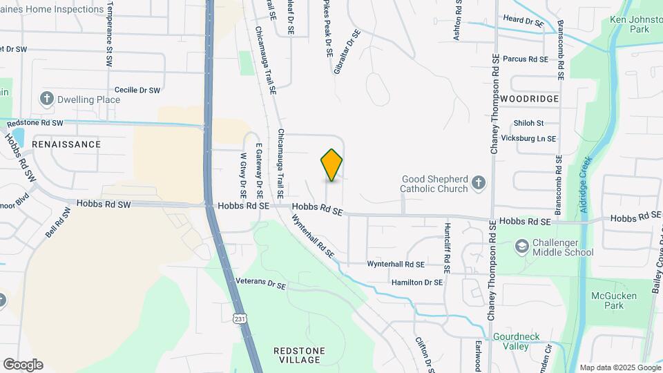 607 Wellingburg Rd SE Map and Location Details