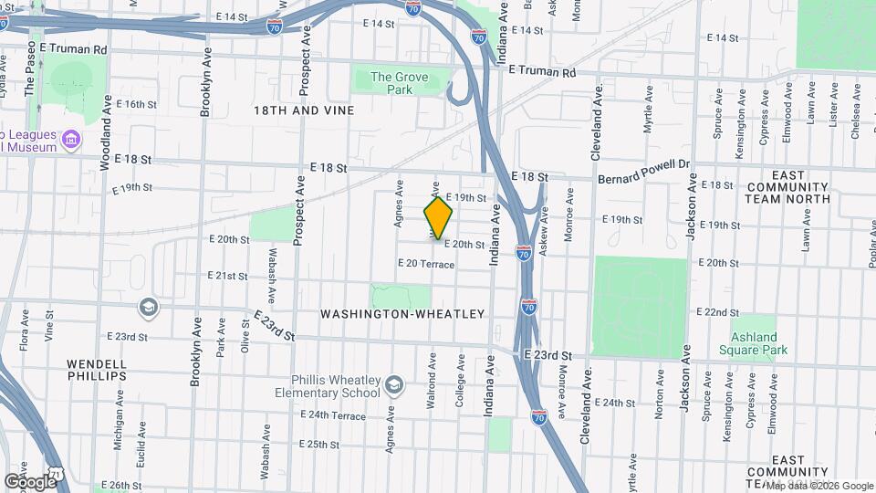 3201 E 20th St Map and Location Details
