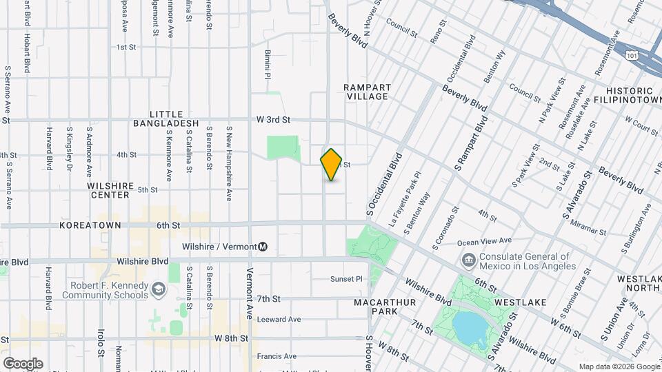 436 Virgil Ave Map and Location Details