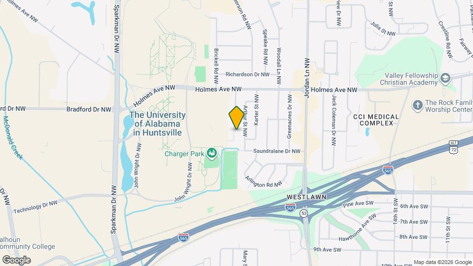 604 Austin Dr NW Map and Location Details